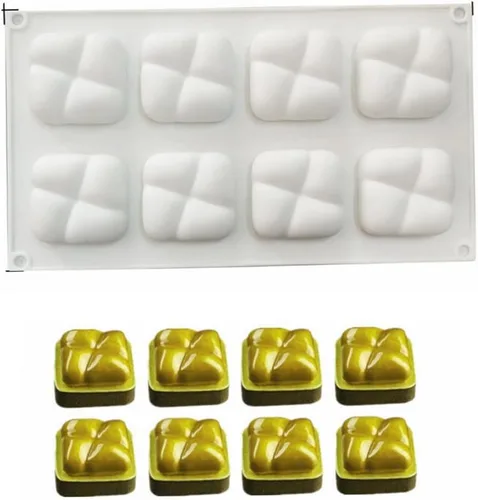 Miniatura 7 de mostsom Moldes de silicona para hornear para pastel de mousse, molde de silicona para chocolate, molde de postre francés para chocolate