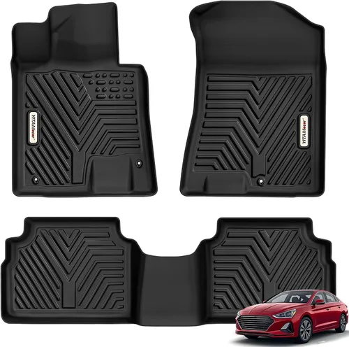 Miniatura 7 de YITAMOTOR Alfombrillas de piso compatibles con Jeep Wrangler JK Unlimited 4 puertas 2014 2015 2016 2017 2018 (no para JL y 2 puertas)
