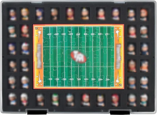 Miniatura 10 de Xuerdon Caja Coleccionista de Juguetes Compatible con Teenymates para Figuras Mini de las Series de Fútbol Americano, Béisbol, Baloncesto y Hockey