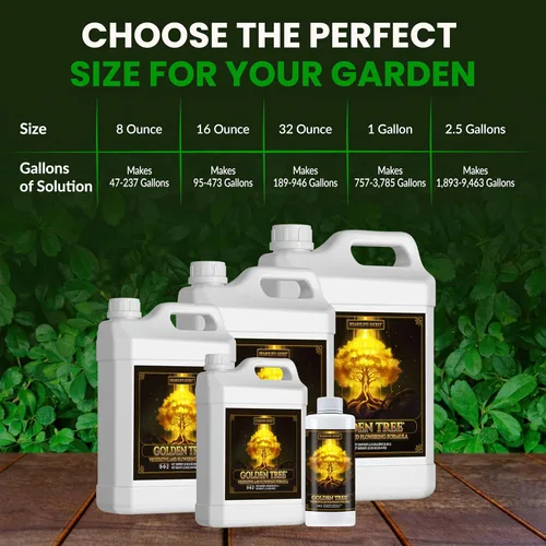 Miniatura 8 de Mejor alimento para plantas y árboles: Golden Tree de Humboldts Secret, crecimiento explosivo, incremento de la producción, recuperador de plantas