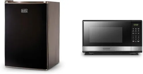 Miniatura 19 de BLACK+DECKER BCRK25B - Refrigerador compacto Energy Star de una sola puerta con congelador, 2.5 pies cúbicos, negro y horno microondas COMFEE