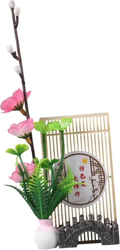 SHOWERORO Decoración confiable estable de la placa del sushi sashimi mini realista para la cena japonesa