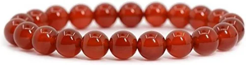 Adabele 1pc Natural Stretch Gemstone Bracelet 8mm (0.31") Bead 7" to 8.5 inch Healing Crystal Energy Quartz Chakras Jewelry Women Men Girl Birthday