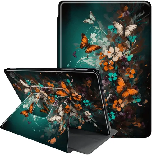 Miniatura 26 de Funda para Samsung Galaxy Tab A8 de 10.5 pulgadas 2022-360 grados giratoria multiángulo de visión protectora con apagado y encendido automático
