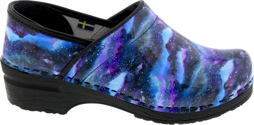 Miniatura 3 de BJORK Swedish Comfort - Zuecos de cuero para mujer, con estampado profesional