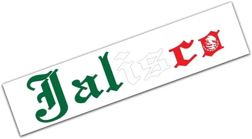Jalisco - Calcomanía de 3 colores con la bandera de México, para automóvil, camión, SUV, ventana, calcomanías de Estados Unidos, México JAL (22