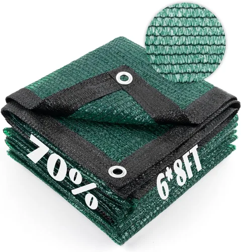 Miniatura 119 de Cool Area Lona de malla con ojales para cubierta de plantas, toldo de patio de 10 x 20 pies, para jardín, pérgola, invernadero, coche, granero, 55%