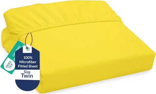 Miniatura 114 de Royale Linens Sábana Bajera King - Microfibra Cepillada Ultra Suave 1800 - Sábanas Inferiores de Lujo Hotelero - Sin Arrugas y Resistente a la Rosa