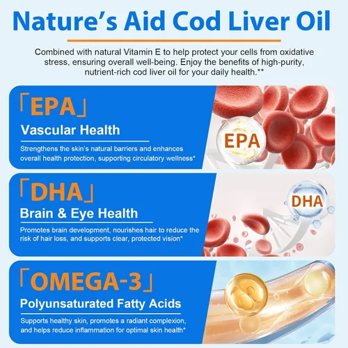 Miniatura 5 de Aceite de pescado Omega 3, suplemento Omega 3 de aceite de pescado para mujeres y hombres, 1280 mg por porción de alto EPA y DHA que apoya la salud