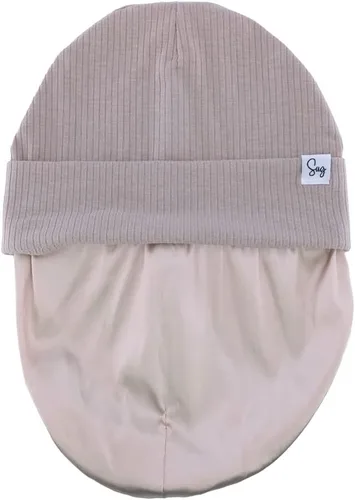 Miniatura 44 de Gorro de punto para recién nacido, para niños y niñas, con forro de satén sedoso, gorro para niños pequeños