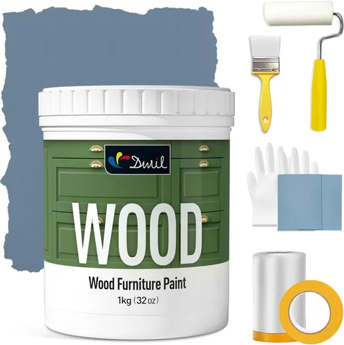 Miniatura 25 de DWIL Pintura para Muebles con Acabado Mate - Pintura para Madera de 16 Oz para Gabinetes, Puertas, Mesas y Cómodas Renovación - A Base de Agua, No