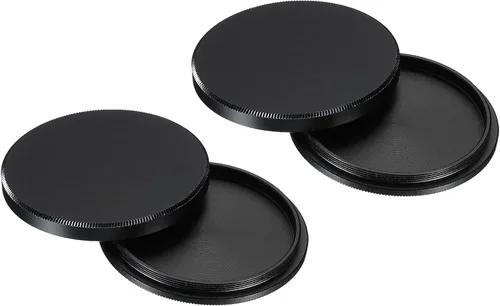 PATIKIL Tapa de lente de 1.594 in, 2 unidades de tapa de lente de cámara, cubierta universal frontal de metal para filtro de lente de metal, para