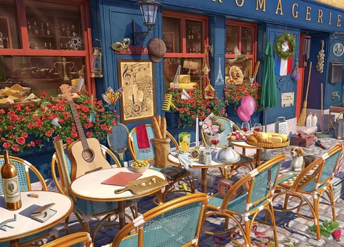 Miniatura 2 de Ceaco - Junie's Journey - Wine & Cheese Shop - Rompecabezas de 1000 piezas