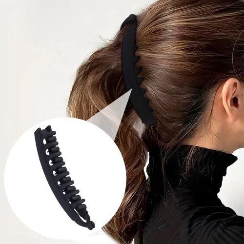 Miniatura 5 de 3 pinzas para el pelo de plátano para mujer, horquilla clásica de doble peine, accesorios antideslizantes para cabello grueso, fino, largo, corto