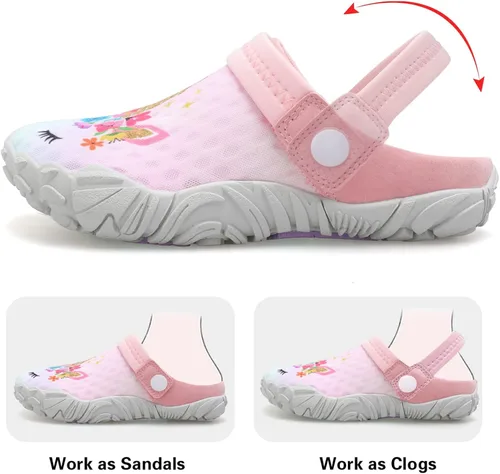Miniatura 4 de Sandalias atléticas de secado rápido para niños y niñas, sandalias para piscina, natación, al aire libre, sandalias de casa ancha