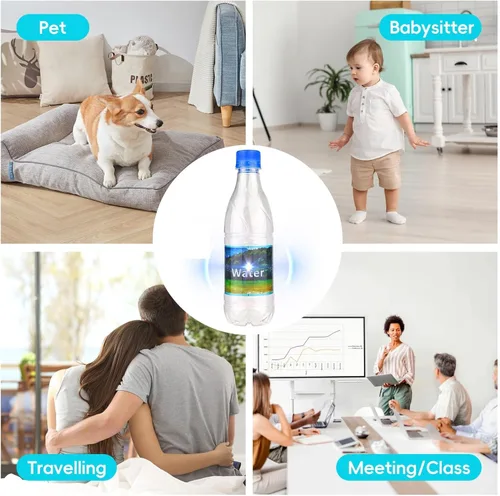 Miniatura 3 de Botella de cámara oculta - Mini cámara - Cámara inalámbrica para niñera - Full HD - Seguridad interior del hogar - Sin WiFi