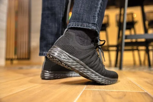 Miniatura 9 de Shoes for Crews Everlight - Zapatos de trabajo antideslizantes para hombre, transpirables, ligeros, con cordones, resistentes al agua
