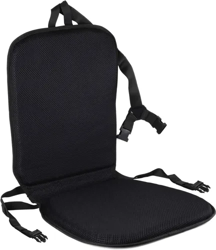 Miniatura 2 de FOMI Cojín ortopédico de gel para asiento y respaldo Almohada de apoyo superior de la parte inferior de la espalda para automóvil, oficina, silla