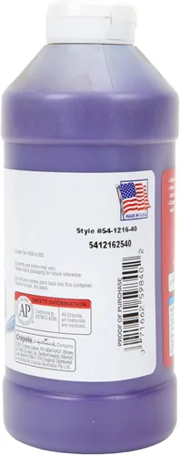 Miniatura 12 de Crayola Premier - Pintura al temple para niños, color blanco (16 onzas), suministros para el aula para niños, ideal para artes y manualidades,