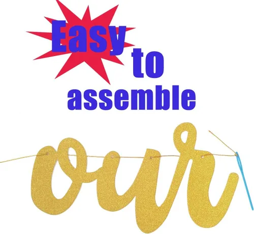 Miniatura 5 de Letrero dorado con texto en inglés «Be Our Guest » – Cartel de recepción para fiesta de La Bella y la Bestia, despedida de soltera, despedida