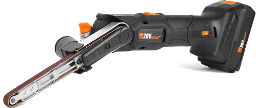Miniatura 10 de WEN Lijadora de Detalle Inalámbrica, Velocidad Variable con Batería de Iones de Litio de 20 V MAX 2,0 Ah y Cargador (20437)