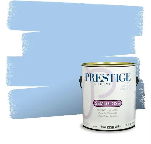 Miniatura 683 de Pintura Exterior + imprimación PRESTIGE, todo-en-uno, 1 galón, acabado mate, color comparable al Valspar* Royal Gray* VS151-Gris real