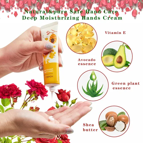 Miniatura 3 de Paquete de 20 cremas de manos para regalo, loción de manos para manos secas y agrietadas, manos de trabajo, cuerpo, crema de manos