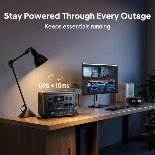 Miniatura 7 de BLUETTI Elite - Estación de energía portátil de 100 V2, batería de respaldo LFP de 1024 Wh con 4 puertos de CA de 1800 W