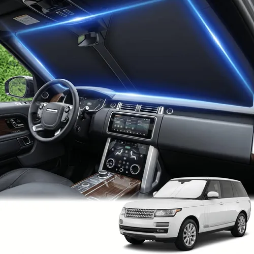 Miniatura 49 de Parasol para parabrisas Rivian R1S/R1T 2022-2024 2025 2026, parasol para ventana frontal, ajuste personalizado, accesorios R1S, visera solar