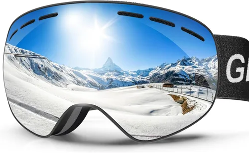 Miniatura 9 de Ski Goggles for Men Women Adult Youth, OTG Frameless 100% Anti Fog & UV Protection with Organizer