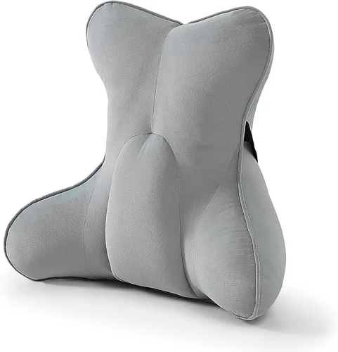 Miniatura 10 de Almohada de apoyo lumbar para alivio del dolor de espalda baja – Cojín lumbar ergonómico multifuncional, almohada de lectura para silla de oficina