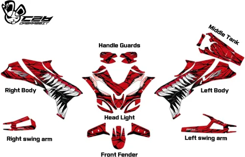 Miniatura 2 de Nuevo Kit gráfico para DUCATI Multistrada V4 S Full Graphic kit (VN-R) (GLOSSY)