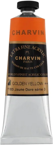 Miniatura 56 de Charvin Pintura acrílica profesional extrafina – verde absenta, tubo de 2.1 fl oz, pigmentos de triple fresado, resistente a la luz, pinturas