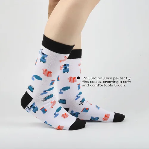 Miniatura 4 de 2 pares de calcetines de anestesiólogo CRNA regalo de anestesiología regalo de graduación regalo de tema médico