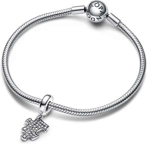 Miniatura 4 de Pandora 792241C01 - Abalorio colgante con circonita cúbica transparente, Plata esterlina, circonita