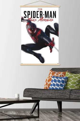 Miniatura 2 de Trends International Marvel Comics Miles Morales - Póster de pared con marco magnético