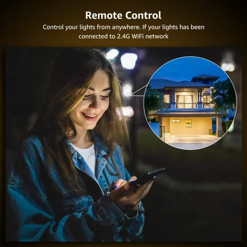 Miniatura 8 de Lighting EVER Bombillas LED inteligentes, compatibles con Alexa y Google Assistant, equivalente a 60 vatios, regulables con aplicación