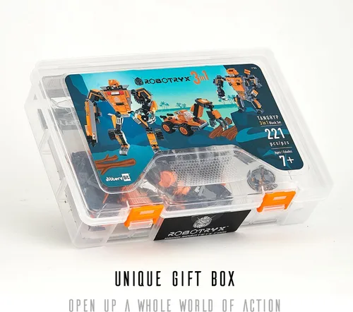 Miniatura 2 de JITTERYGIT Mech Robot soldado que brilla en la oscuridad ladrillos de juguete STEM, juguetes para niños de Navidad, cumpleaños, Regalos, regalo