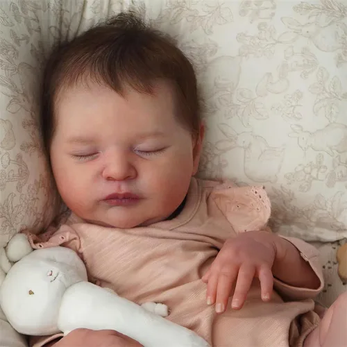 Miniatura 5 de OYESY Muñecas de bebé Reborn realistas de 19 pulgadas Muñecas de bebé realistas Muñecas de bebé recién nacidas que duermen que se ven reales Muñeca