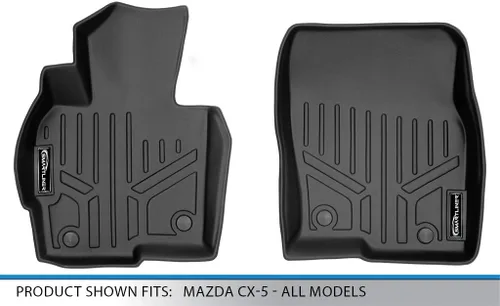 Miniatura 4 de SMARTLINER Juego de alfombrillas de piso personalizadas para Mazda CX5 2013-2016