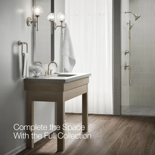Miniatura 10 de Kohler 27380-4-BN BELLERA® - Grifo para lavabo de baño, 1.2 GPM, níquel cepillado vibrante Vibrant Brushed Nickel