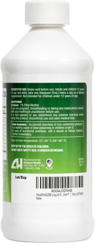 Miniatura 3 de HealthA2Z® Complejo líquido de vitamina B Plus hierro, soporta niveles de energía saludables*, función sanguínea saludable*, promueve la función