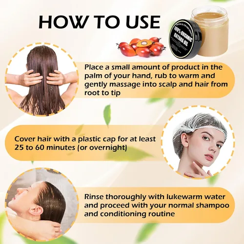 Miniatura 4 de Aceite de batana crudo 100% orgánico para el crecimiento del cabello, tratamiento natural para alopecia, mantenimiento y nutrición del cabello