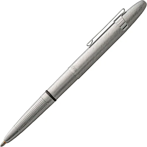 Miniatura 42 de Bolígrafo en forma de bala Fisher Space, con acabado en cromo y en caja de regalo., Cromado