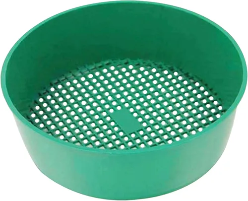 Miniatura 9 de Yardwe Tamiz de suelo ligero de malla de plástico para jardinería para filtrar piedras Fácil uso Tamiz de pantalla de jardín para compostaje casero