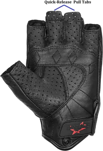 Miniatura 3 de Guantes de piel con dedos completos para motocicleta, teléfono táctil, guantes de moto para mujeres/hombres, M