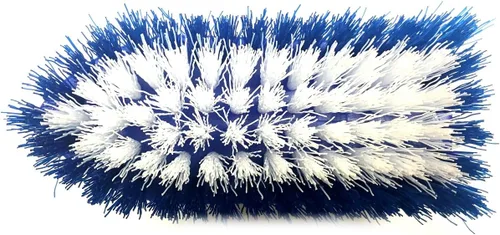 Miniatura 3 de Uniware Cepillo de fregado en forma de hierro para el hogar con mango de agarre cómodo, fabricado en Italia (azul)