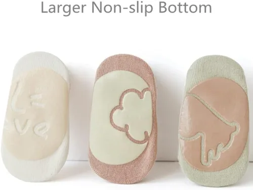 Miniatura 4 de Calcetines de suelo para bebé con empuñaduras antideslizantes para niños pequeños recién nacidos, antideslizantes, unisex, para niño y niña