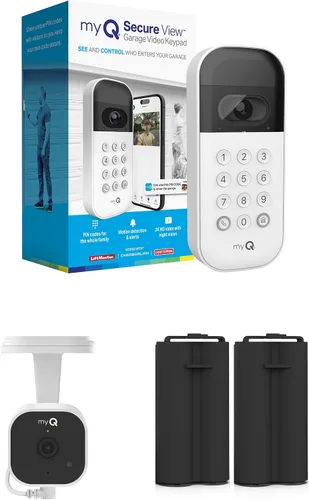 Miniatura 12 de myQ Smart Garage Door Video Keypad + Wired Power Adapter Kit, with Wide-Angle Camera, Customizable PIN Codes, and Smartphone Control, Works with