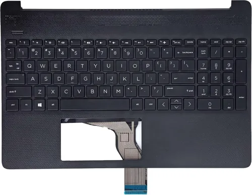 Funda superior de repuesto para HP 15T-DY 15Z-EF 15S-EQ 15s-fq 15-EF serie 15-EF Asamblea de teclado para portátil L89859-001 Negro azabache